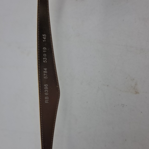 NWOT RXABLE RayBan Eyeglass Frames RB6396 Black & Gold - Picture 6 of 7